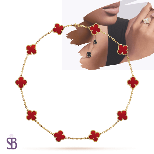 Collar 10 Tréboles de 4 hojas (HOT SALE 🔥)